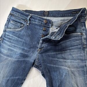 Vtg Citizens Of Humanity Jeans Emerson Slim Boyfriend 30x27 Button Fly USA Y2K